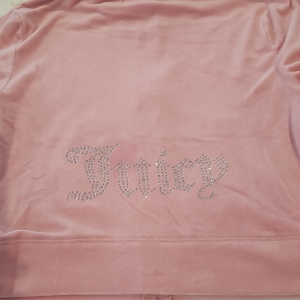 Juicy Couture Blush Velour Sweatshirt